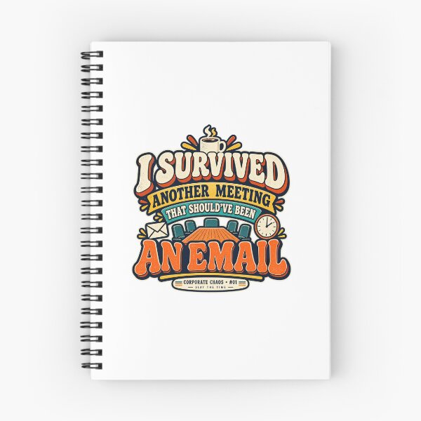 Item preview, I Survived Another Meeting That Should’ve Been an Email – Funny Office Humor designed and sold by SLAYTHESPACE.