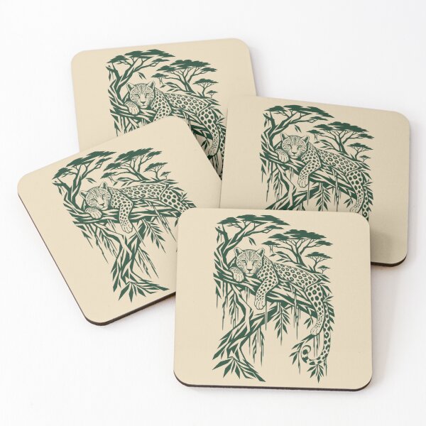 Item preview, Botanical Wildlife Shirt - Leopard In a Tree designed and sold by JonelCrafts.