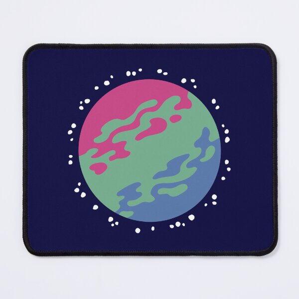 Item preview, Space POLYSEXUAL Planet Pride Flag - Queer LGBTQ+ PRIDE designed and sold by Victoria Barron.