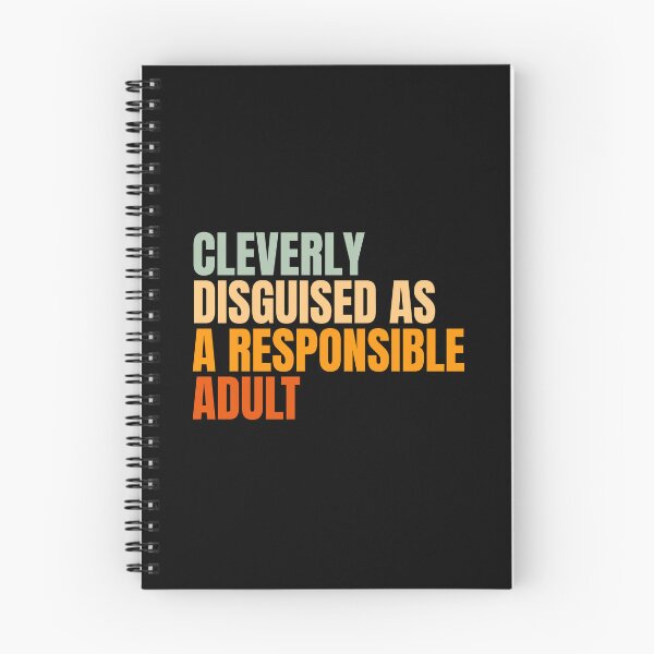 Item preview, Cleverly Disguised As A Responsible Adult designed and sold by Dondonmart.
