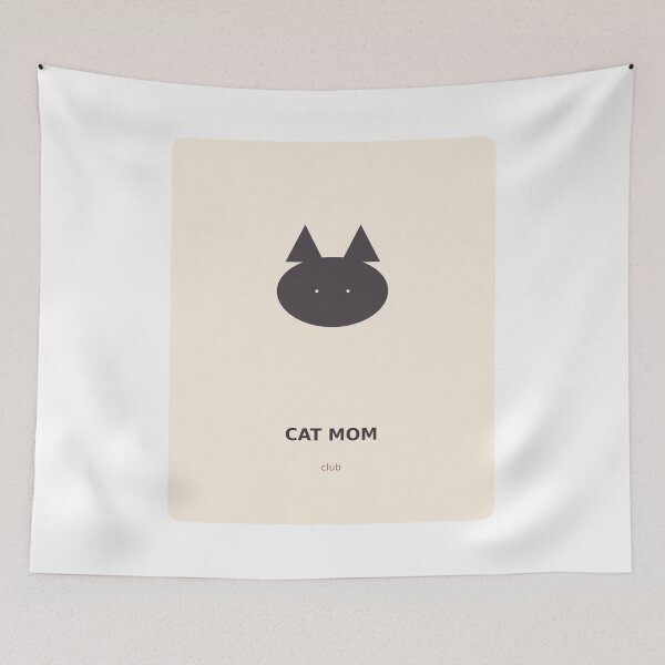 Item preview, Cat Mom Club Minimalist Silhouette designed and sold by kd2010.