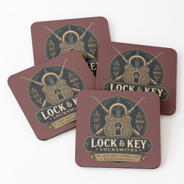 Item preview, Lock and Key Specialty Locksmiths - Rogue DND RPG Meme designed and sold by Dice_Goblin_Studio.