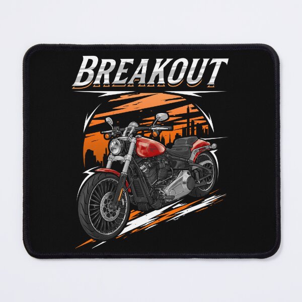Item preview, Motorcycle Breakout 2017 Laguna Orange for Motorcycle Riders designed and sold by MotoApparelHub.