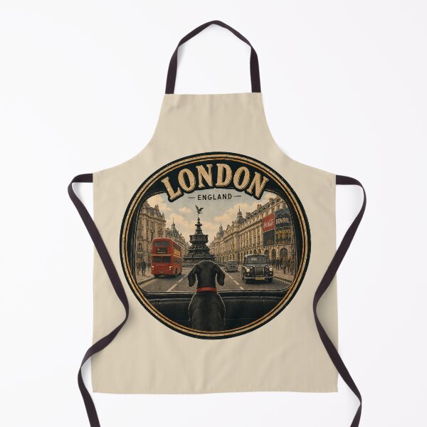 Item preview, Dachshund London England Vintage Travel designed and sold by FireWildChild.