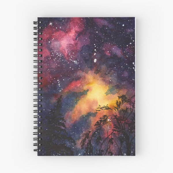 Item preview, The Stars Grew from the Dark, Cosmic Botanical Watercolour designed and sold by ArithraStudio.