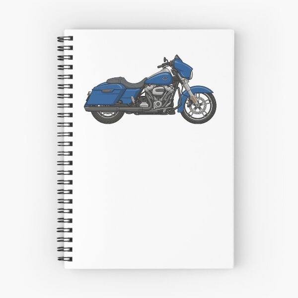 Item preview, Blue Harley-Davidson Street Glide Vector - Clean Line Art Illustration designed and sold by Leeded.
