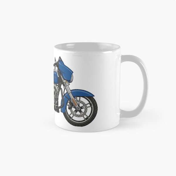 Item preview, Blue Harley-Davidson Street Glide Vector - Clean Line Art Illustration designed and sold by Leeded.