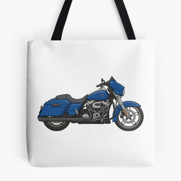 Item preview, Blue Harley-Davidson Street Glide Vector - Clean Line Art Illustration designed and sold by Leeded.