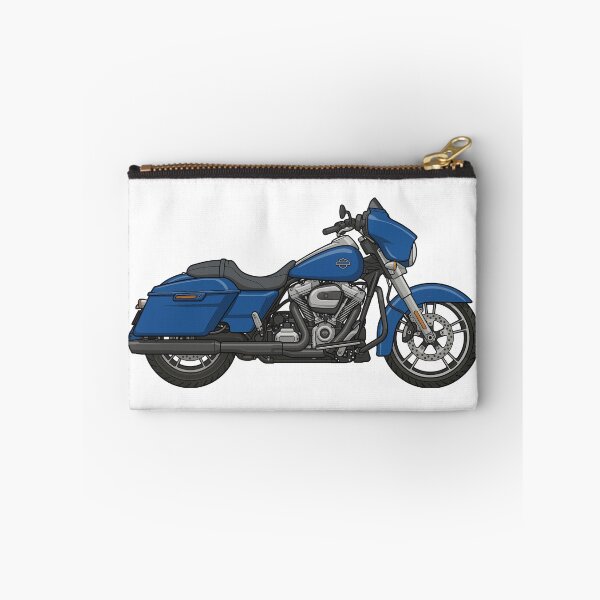 Item preview, Blue Harley-Davidson Street Glide Vector - Clean Line Art Illustration designed and sold by Leeded.