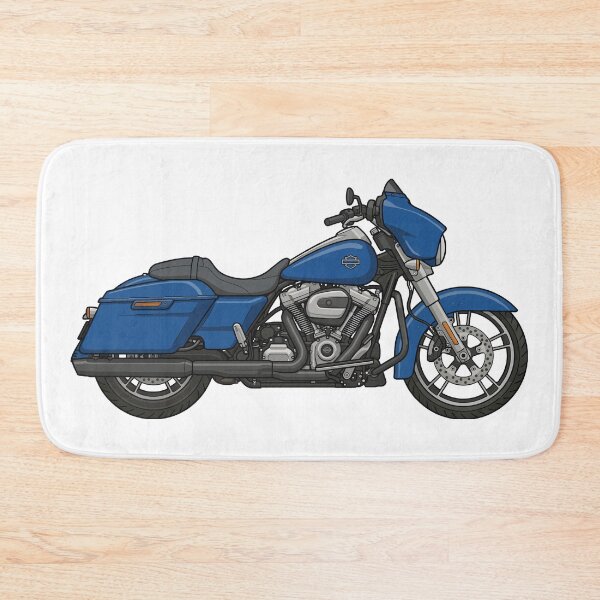 Item preview, Blue Harley-Davidson Street Glide Vector - Clean Line Art Illustration designed and sold by Leeded.