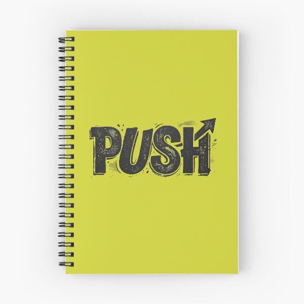 Item preview, Push Forward Motivation Arrow Vintage Grunge Typography designed and sold by KiwiRider.