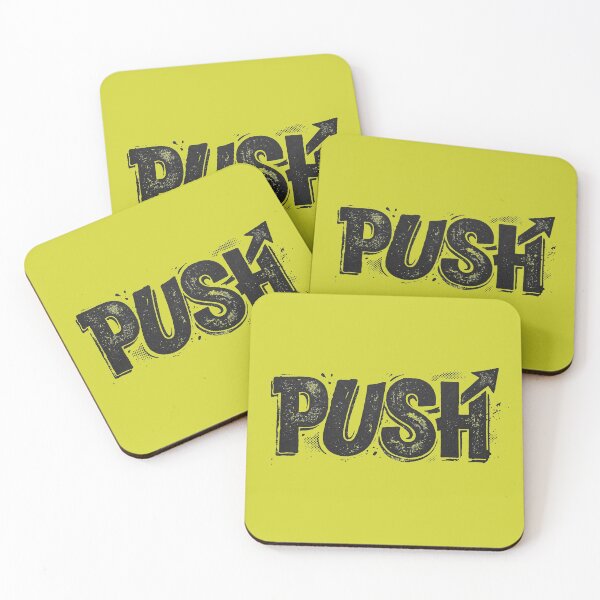 Item preview, Push Forward Motivation Arrow Vintage Grunge Typography designed and sold by KiwiRider.
