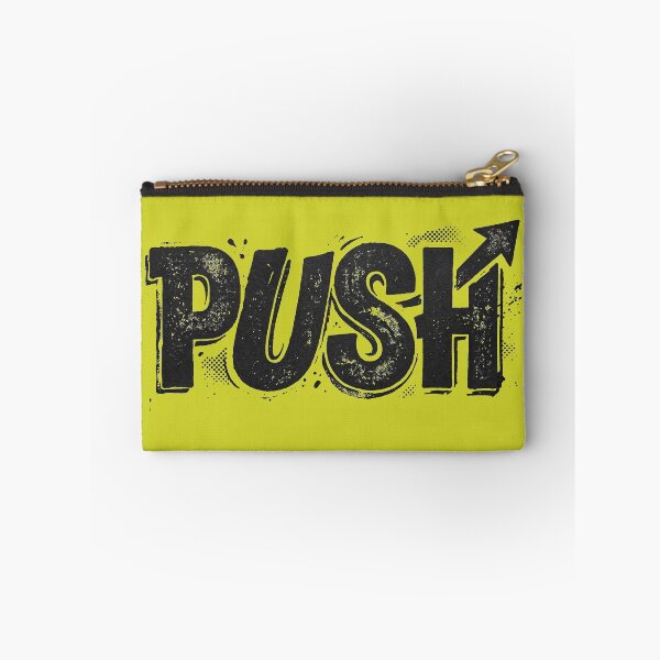 Item preview, Push Forward Motivation Arrow Vintage Grunge Typography designed and sold by KiwiRider.