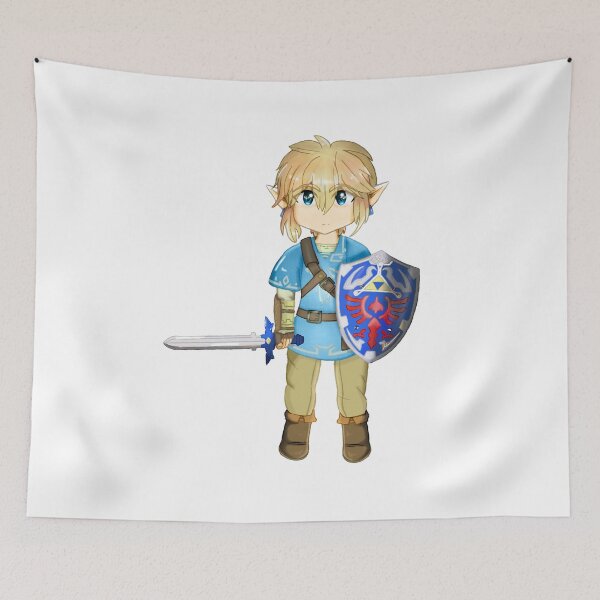 Artikelvorschau, BOTW Link – Held von Hyrule – Fan-Art-Illustration entworfen und verkauft von Cosplay Evolution.