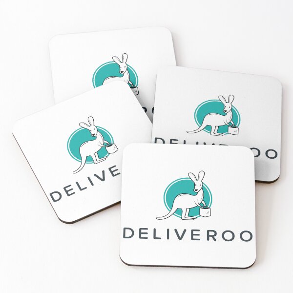 Item preview, Deliveroo Vintage Kangaroo Food Delivery Logo designed and sold by zexwbt.