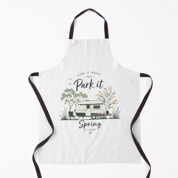 Item preview, Home Is Where You Park It Australian Spring Caravan Wattle Garden designed and sold by Yellowriversss.
