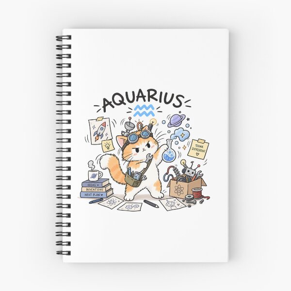 Item preview, Aquarius Cat – Think Different designed and sold by NucciCollective.