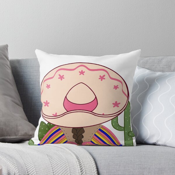 Item preview, Mexican Pink Embroidered Girl with Braids designed and sold by May23ELA.