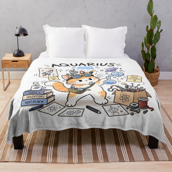 Item preview, Aquarius Cat – Think Different designed and sold by NucciCollective.