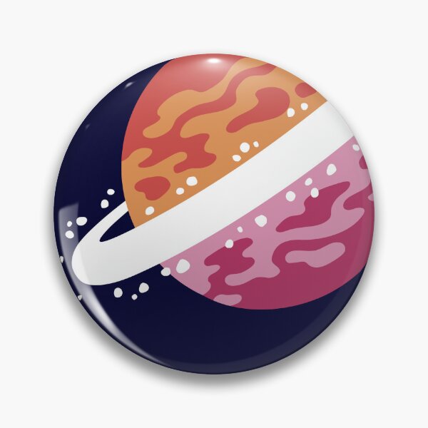 Item preview, Space LESBIAN Planet Pride Flag - Queer LGBTQ+ PRIDE designed and sold by Victoria Barron.