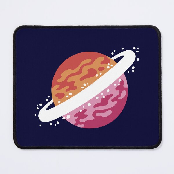 Item preview, Space LESBIAN Planet Pride Flag - Queer LGBTQ+ PRIDE designed and sold by Victoria Barron.