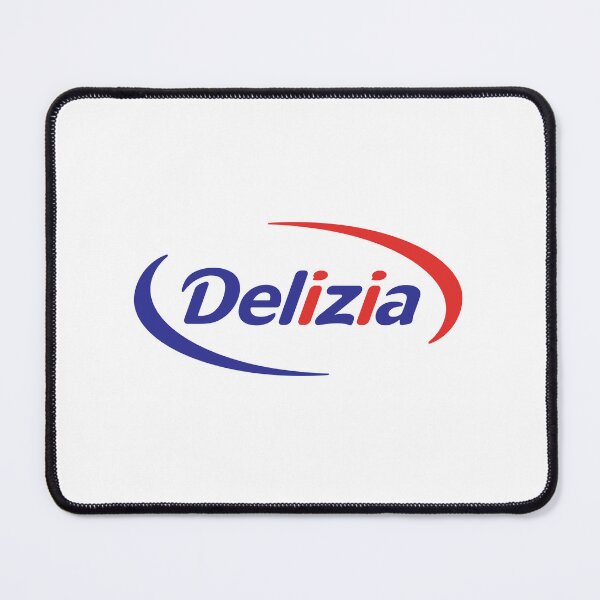 Item preview, Delizia Oval Blue And Red Classic Logo Design designed and sold by zexwbt.