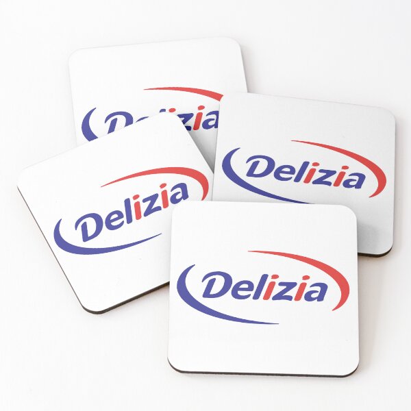 Item preview, Delizia Oval Blue And Red Classic Logo Design designed and sold by zexwbt.