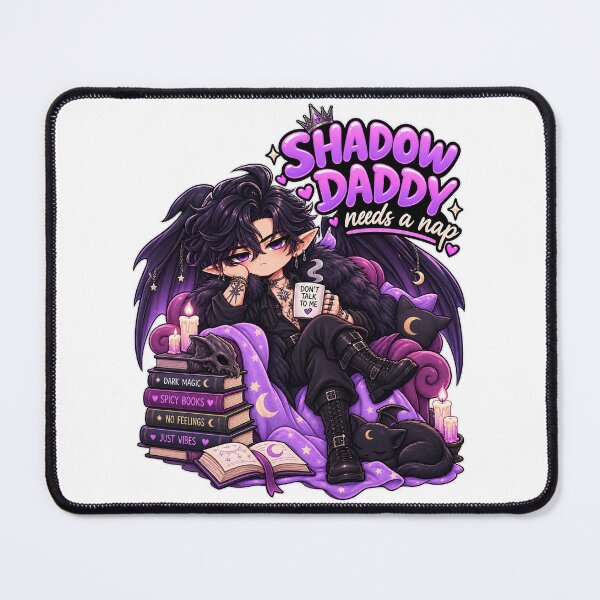 Item preview, Shadow Daddy Needs a Nap – Funny Dark Fantasy Chibi Shirt | Cute Romantasy Gift designed and sold by JPCuteDesign.