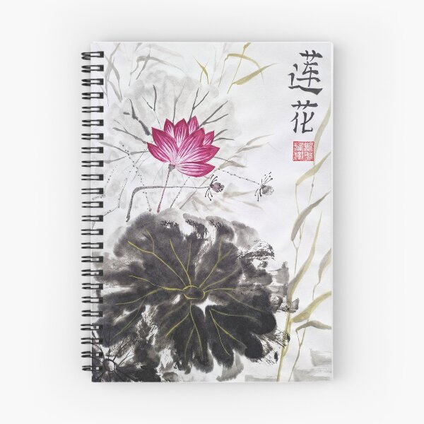 Item preview, Pink Lotus Sumi-e Art designed and sold by Skayana.