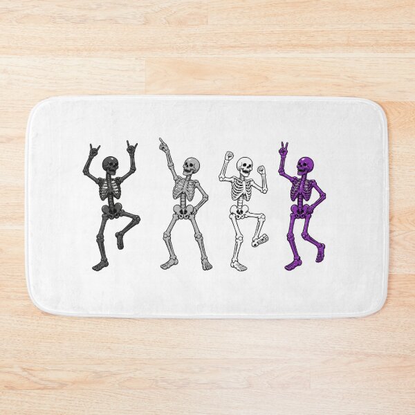 Item preview, Halloween Dancing Skeletons - Asexual Pride designed and sold by Travelslightly.