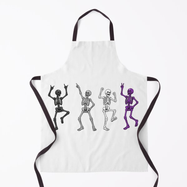Item preview, Halloween Dancing Skeletons - Asexual Pride designed and sold by Travelslightly.