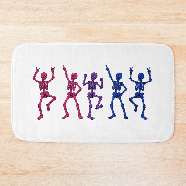 Item preview, Halloween Dancing Skeletons - Bisexual Pride designed and sold by Travelslightly.