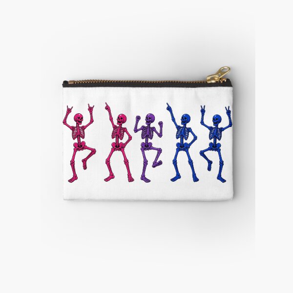 Item preview, Halloween Dancing Skeletons - Bisexual Pride designed and sold by Travelslightly.