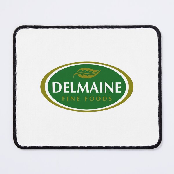Item preview, Delmaine Fine Foods Green Oval Leaf Badge Logo designed and sold by zexwbt.