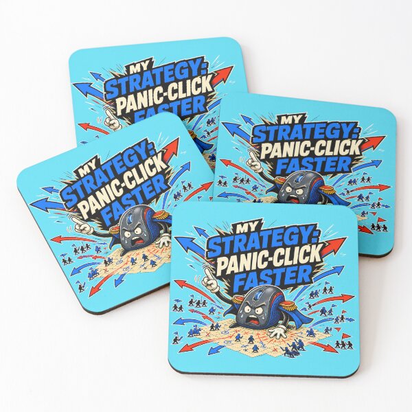 Item preview, My Strategy Panic-Click Faster Funny Gamer Mouse RTS Gaming Humor designed and sold by SVox.