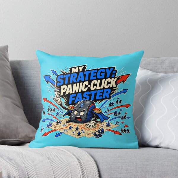 Item preview, My Strategy Panic-Click Faster Funny Gamer Mouse RTS Gaming Humor designed and sold by SVox.