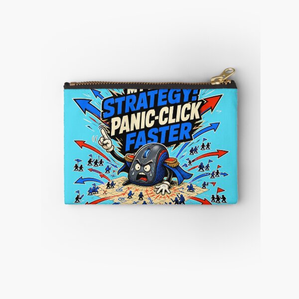 Item preview, My Strategy Panic-Click Faster Funny Gamer Mouse RTS Gaming Humor designed and sold by SVox.