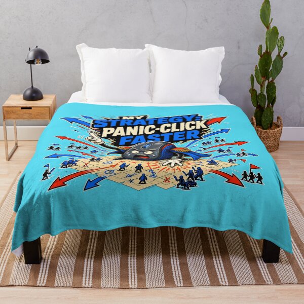 Item preview, My Strategy Panic-Click Faster Funny Gamer Mouse RTS Gaming Humor designed and sold by SVox.