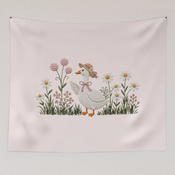 Item preview, One Silly Goose in Garden, Cute 1st Birthday Girl Gift designed and sold by Quiajia.