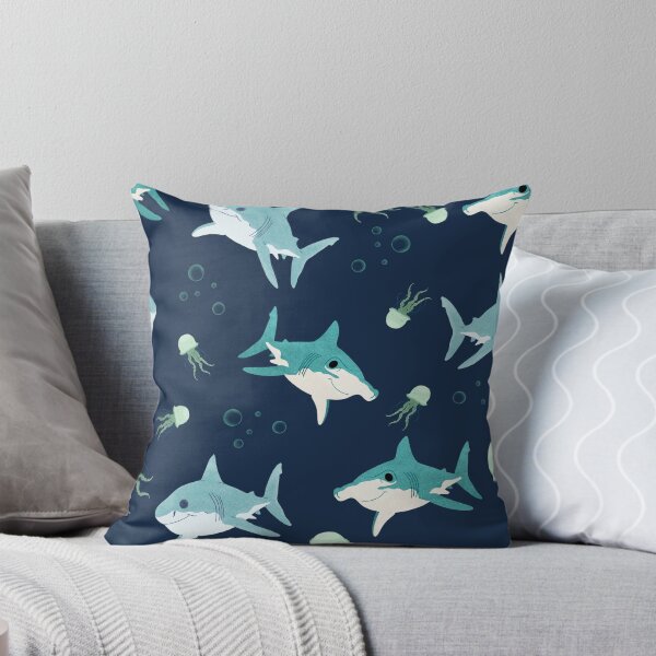 Item preview, Shark Swim Seamless Design, Marine Animals designed and sold by mistywoodstudio.
