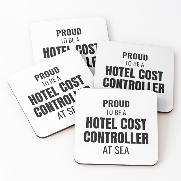 Item preview, Proud to be a Hotel Cost Controller at Sea (Black) designed and sold by ShipCrewNation.