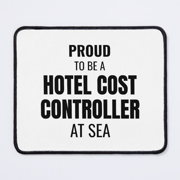 Item preview, Proud to be a Hotel Cost Controller at Sea (Black) designed and sold by ShipCrewNation.