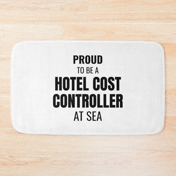 Item preview, Proud to be a Hotel Cost Controller at Sea (Black) designed and sold by ShipCrewNation.