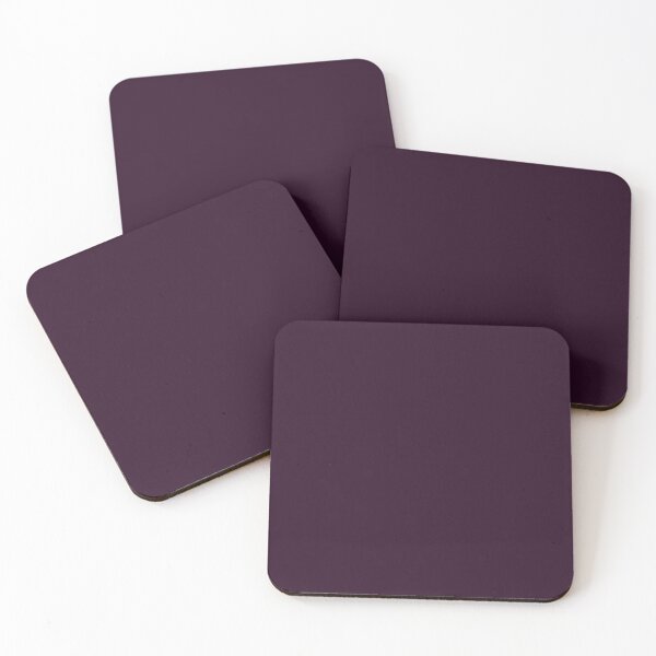 Item preview, Deep Plum Solid Color Dark Purple Aesthetic designed and sold by Purple Moon .