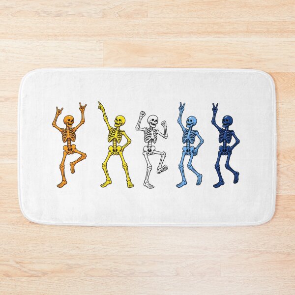 Item preview, Halloween Dancing Skeletons - AroAce Pride designed and sold by Travelslightly.