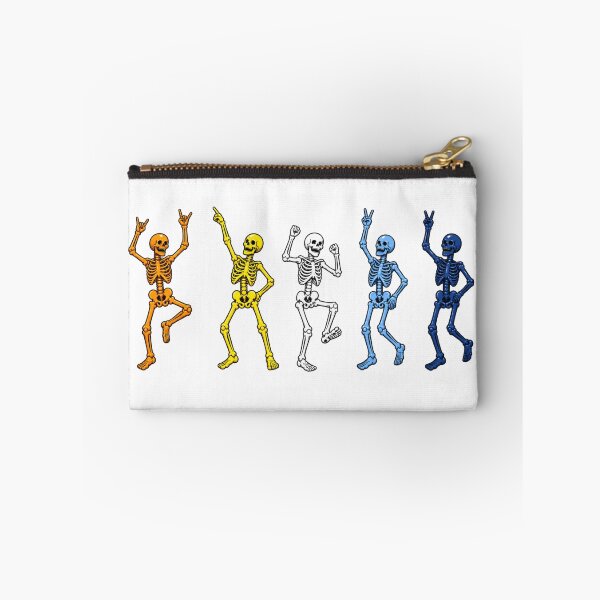 Item preview, Halloween Dancing Skeletons - AroAce Pride designed and sold by Travelslightly.