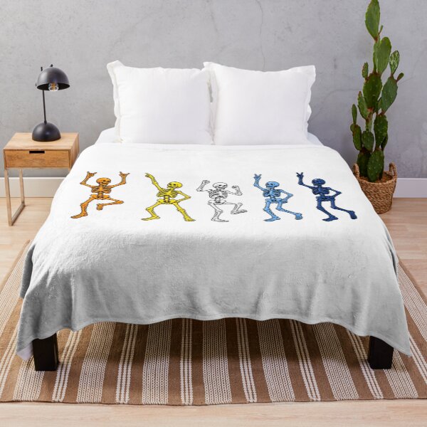 Item preview, Halloween Dancing Skeletons - AroAce Pride designed and sold by Travelslightly.
