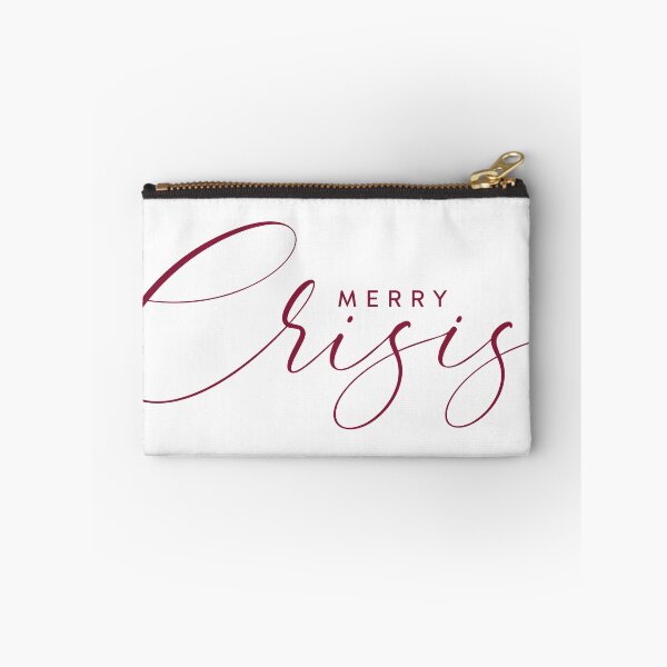 Item preview, Merry Crisis – Funny Sarcastic Christmas Typography designed and sold by astercat.
