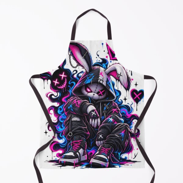 Item preview, Dark Neon Rabbit Streetwear designed and sold by VYBORA Studio.
