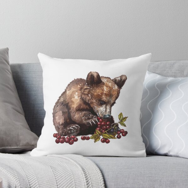 Item preview, Bear Cub | Cute Woodland Animal Watercolor Art designed and sold by Mandayartstudio.